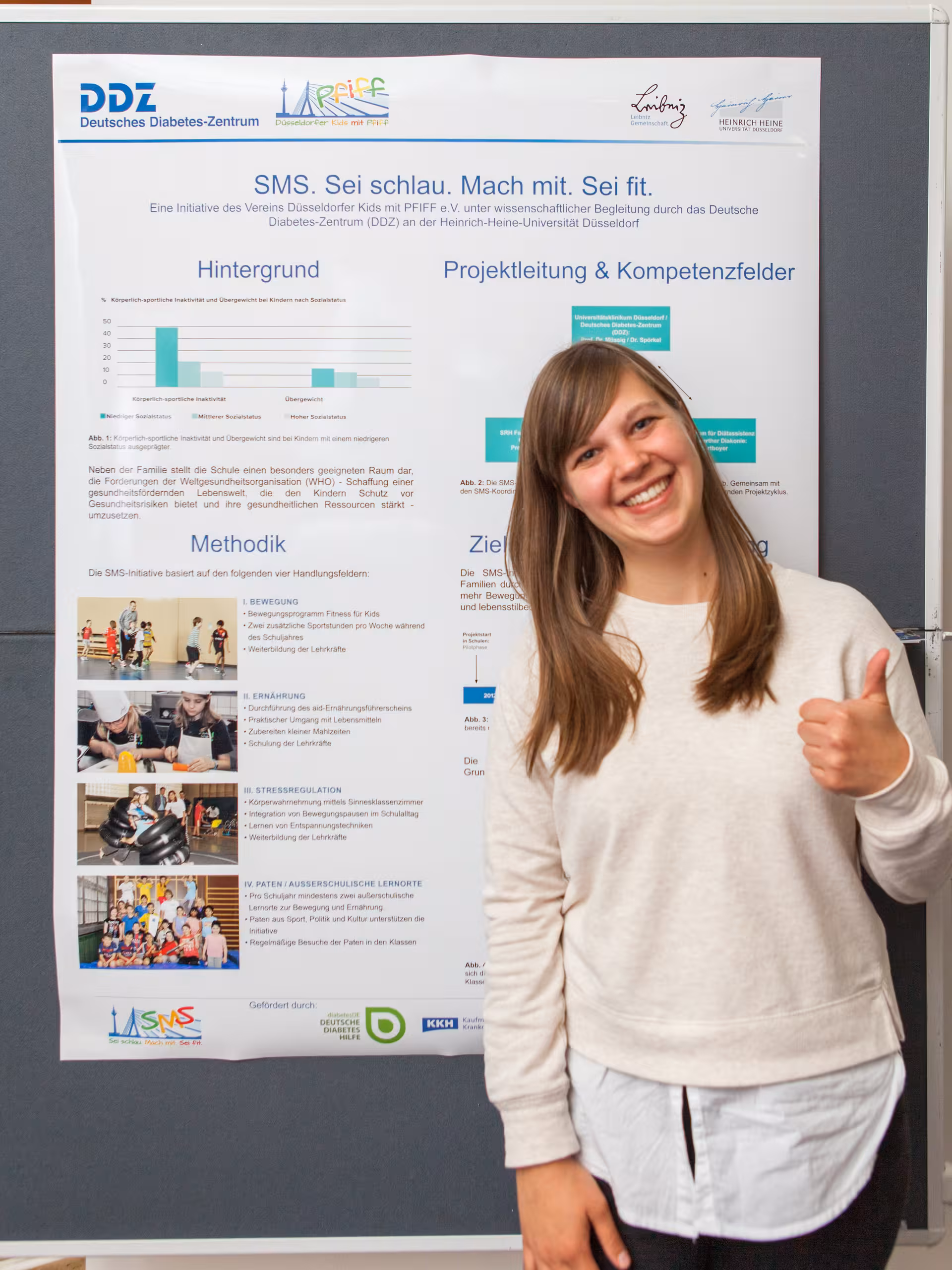 Plakat Verhältnisprävention von Übergewicht