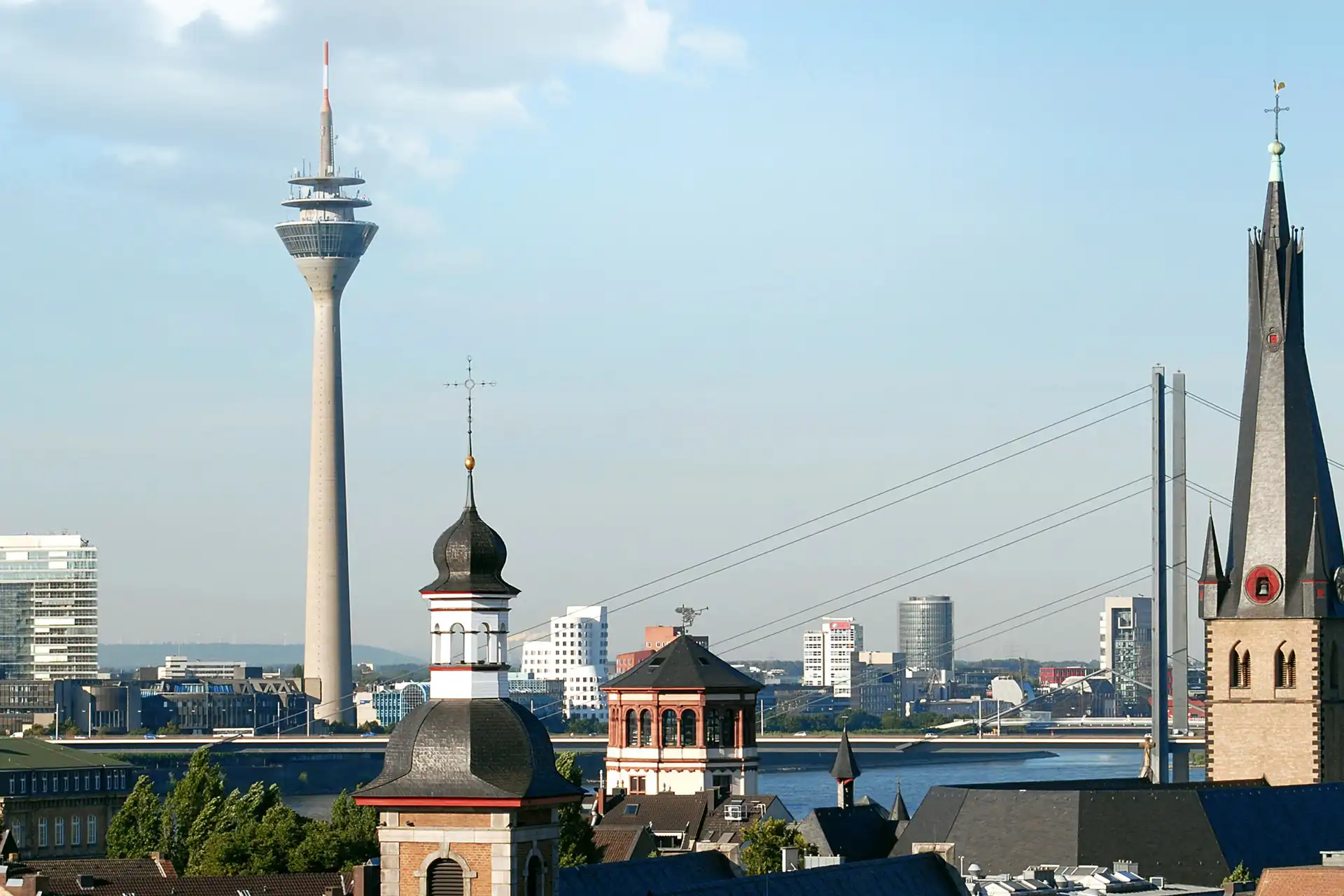 Düsseldorf Panorama Ansicht