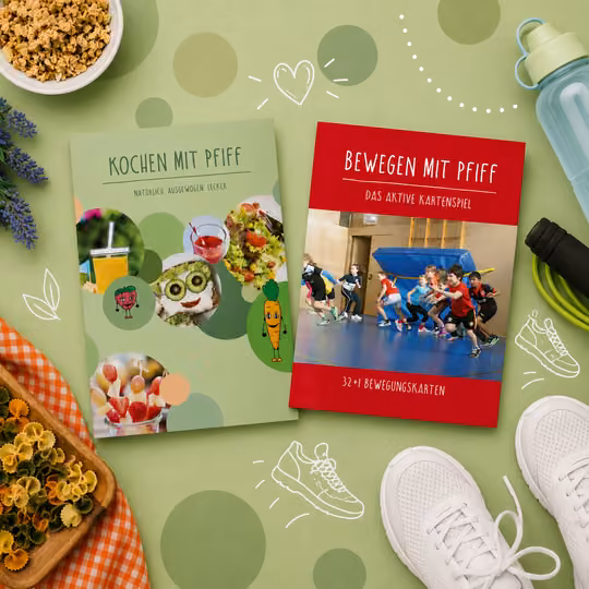 Bewegungskarten und Rezeptkarten
